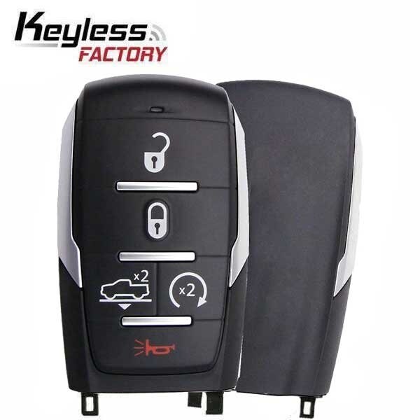 Keyless Factory 2019-2021 Ram 1500 Pickup / 5-Button Smart Key / PN68291690AE / OHT-4882056 / w/ Air Suspension / Si RSK-DDG-05AS - main